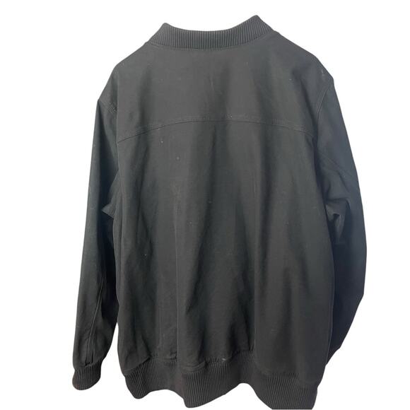 Women’s Carhartt Black Relaxed Fit Bomber Jacket, RUGGED FLEX®, Casual, 3X/26 - Picture 5 of 9